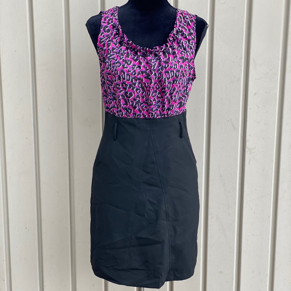 Cheetah Mixed Print Dress
